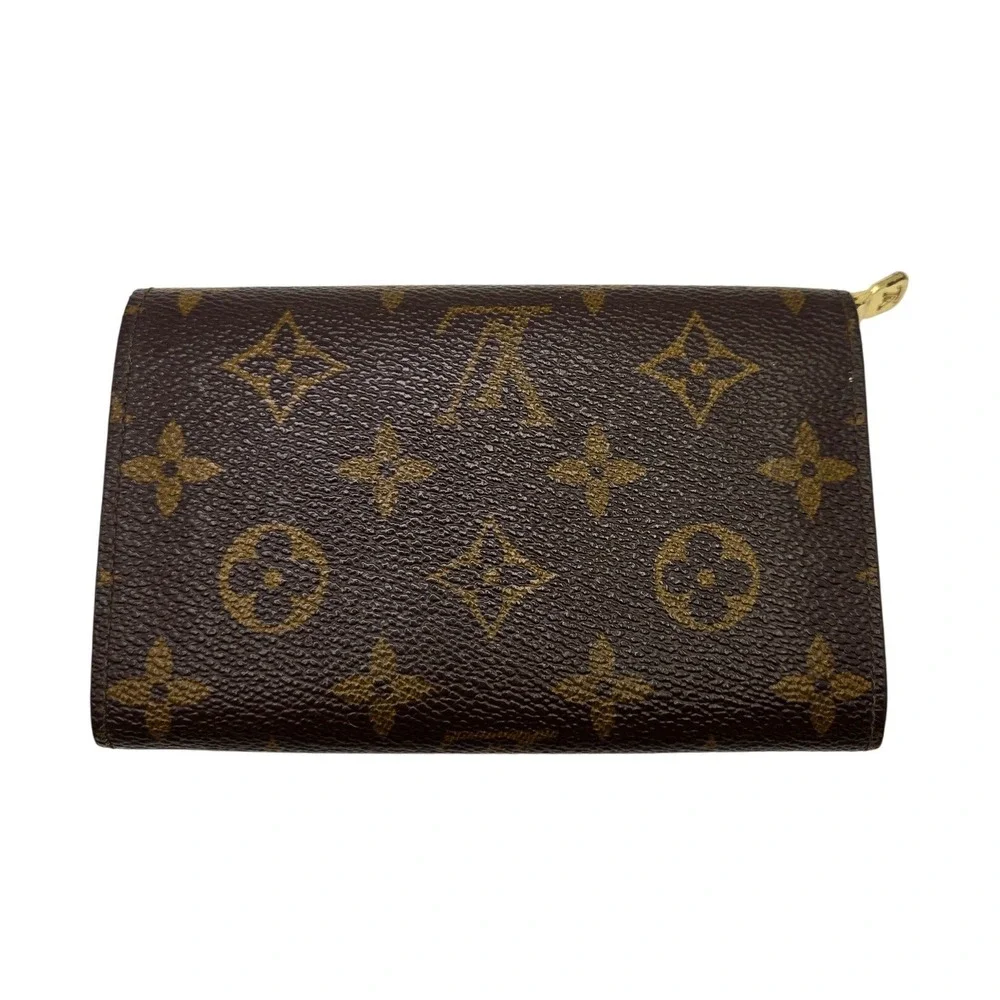 Louis Vuitton Monogram Tresor Wallet Brown Canvas Bifold France